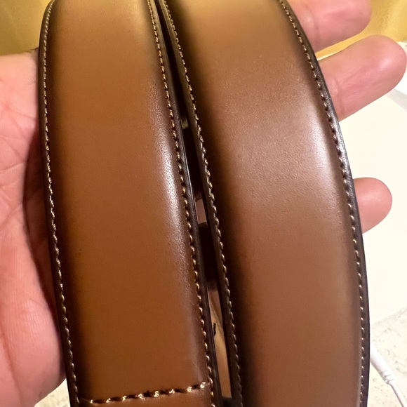 BRAND NEW MENS LEATHER BELT NWT - Picture 7 of 7